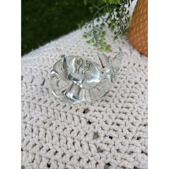 Vintage Murano Glass Snail Sculpture Paperweight Hand Made 6"X3.5" - Picture 3 of 8